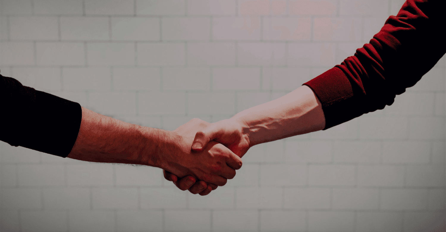 Professional handshake